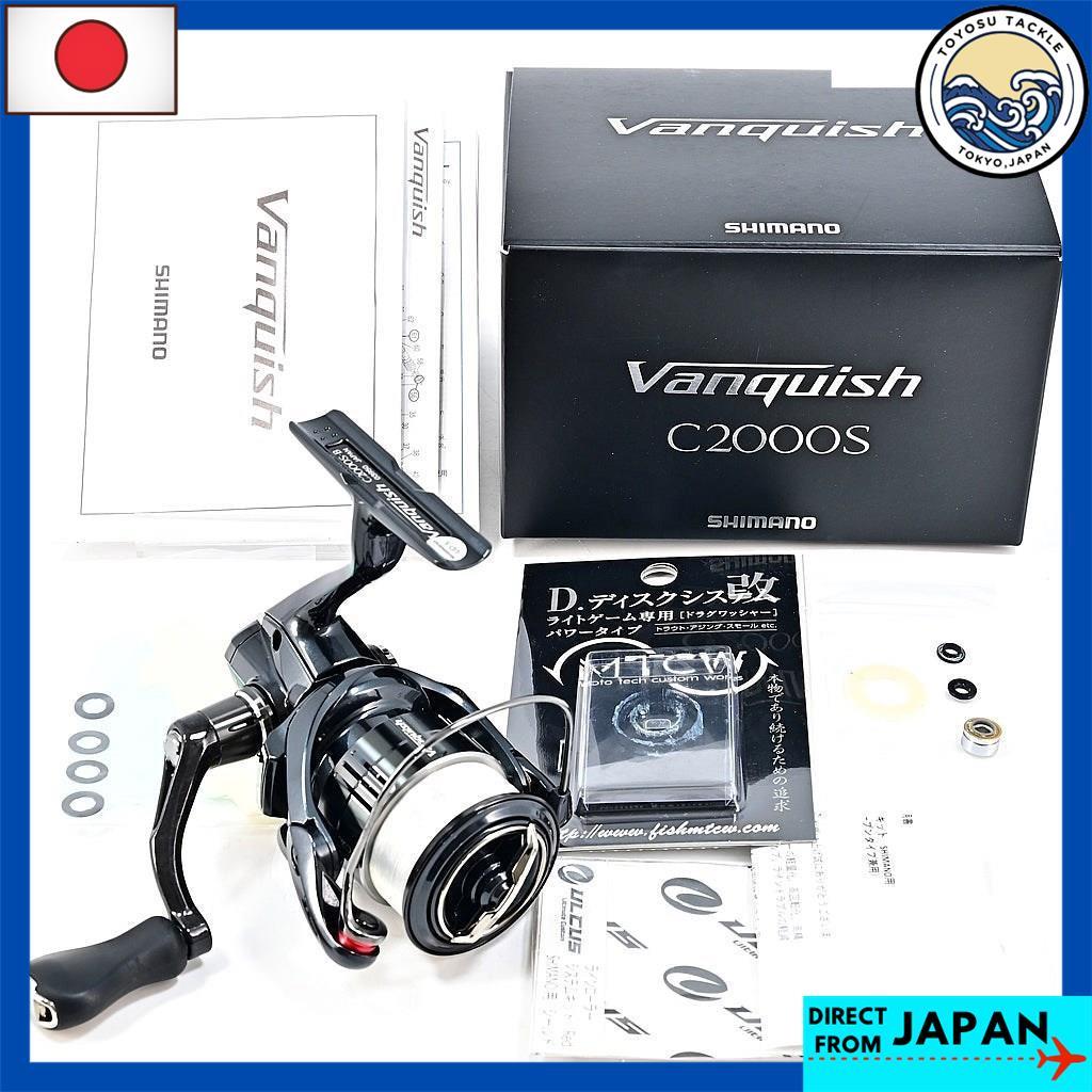 เฟืองหลัง SHIMANO 19 Vanquish C2000S พร้อมลูกกลิ้ง Arcus line และระบบดิสก์ MTCWD / สภาพ AB (มีรอยขีด