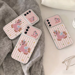เคสโทรศัพท์สุดหรูสำหรับ For Samsung A57 A37 A27 A56 A17 A07 A55 S26 S25 S24 Ultra A05S A54 A36 A15เคสกันกระแทกลายการ์ตูน