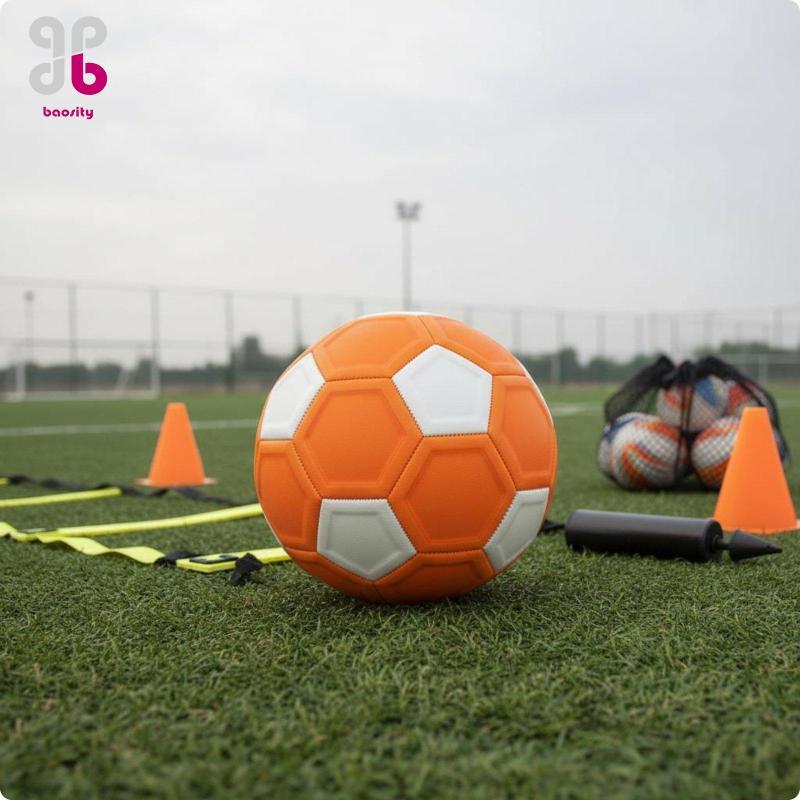 Baosity Bend Kick Football มาพร้อม Air Pump Curve Soccer Ball พกพาสะดวก Bending Strike Ball สําหรับเ