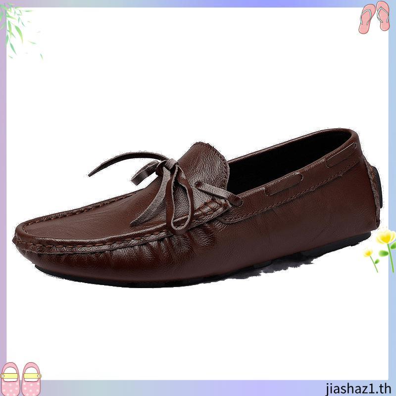 [พร้อมส่ง] MANGO MOJITO รองเท้าหนังรุ่น Mojito Loafer (Lace) สี Bruno