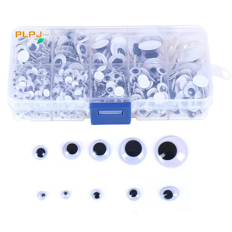 PLPJ Self-กาวผสมEyesสําหรับของเล่นตุ๊กตาGoogly wiggly Eye DIYอุปกรณ์เสริมใหม่