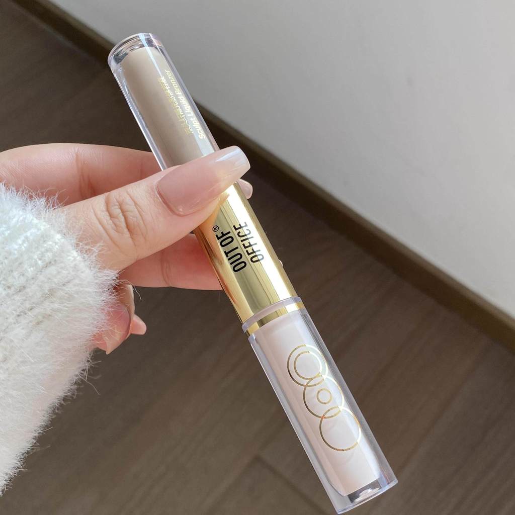 คอนทัวร์ contour การซ่อมความมันวาวสูงรวมกัน!OUTOFOFFICE Double-Headed Light Shadow Liquid Contouring