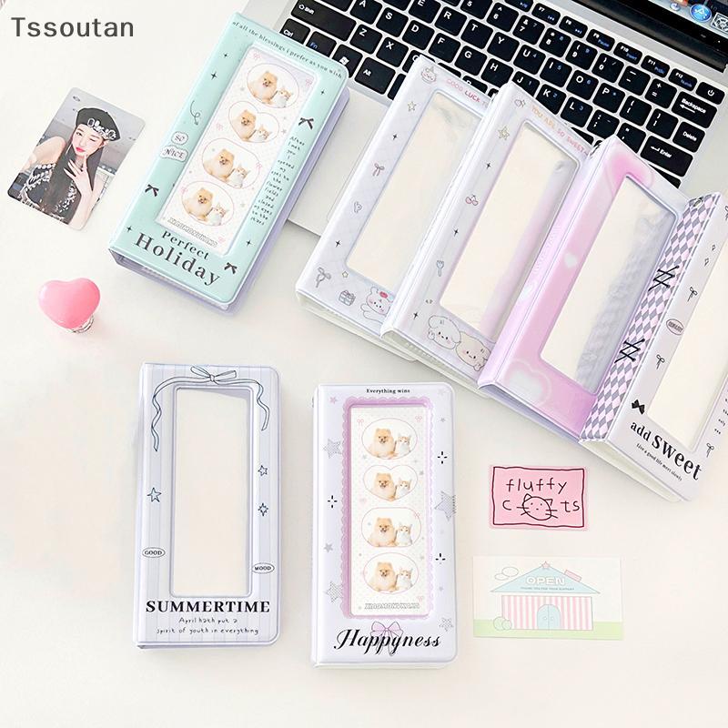 [TSST] Ins Photo Card Binder Book สําหรับ 2x6 นิ้ว Photocards อัลบั้มภาพผู้ถือบัตรรวบรวมหนังสือ Idol