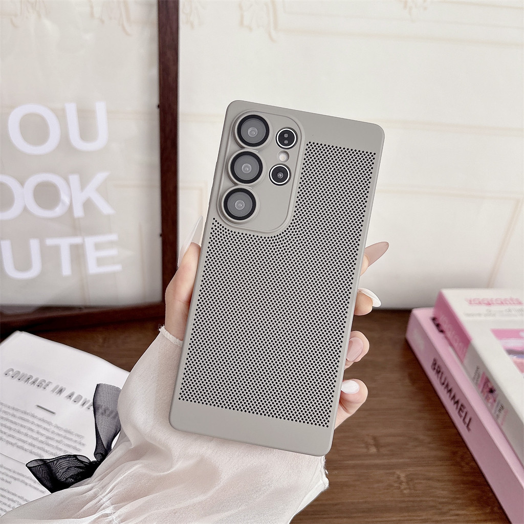 เกมระบายความร้อนเคสโทรศัพท์สําหรับ Samsung Galaxy S26 S25 S24 S23 FE S22 Ultra Plus 5G ซัมซุง Case ปลอกพร้อมตัวป้องกันเลนส์กล้องกันกระแทกฝาหลัง