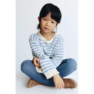 H&M(เอชแอนด์เอ็ม) กางเกงเจ็กกิ้งผ้าเดนิม เด็กผู้หญิง 1228532_3