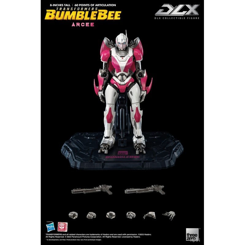 Authentic Original Design ThreeZero DLX Beebot Bumblebee and Arcee Interactive Figure