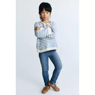 H&M(เอชแอนด์เอ็ม) กางเกงเจ็กกิ้งผ้าเดนิม เด็กผู้หญิง 1228532_3