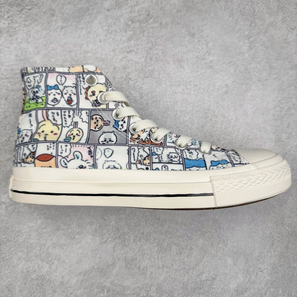 Chikawa x Converse All Star รองเท้าบอร์ดลําลองญี่ปุ่นคุณภาพสูงใหม่สําหรับทั้งชายและหญิง