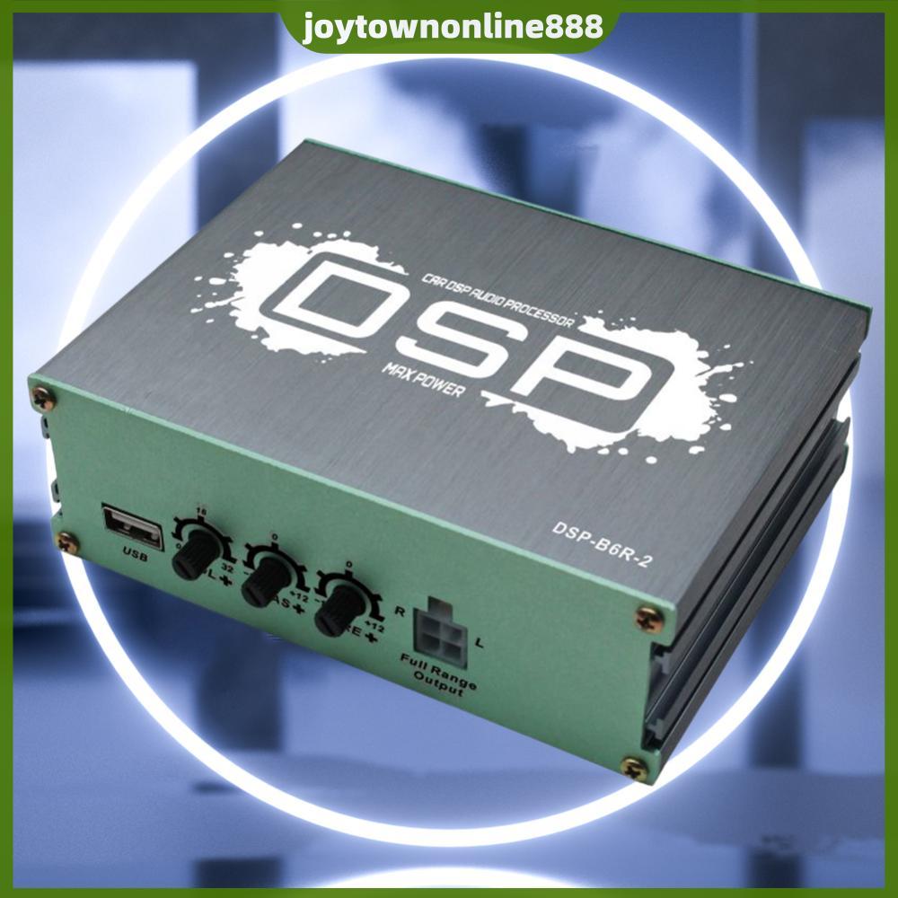 DSP รถเครื่องขยายเสียง 6 ช่องเอาต์พุต DSP รถ Equalizer อุปกรณ์เสริมในรถยนต์