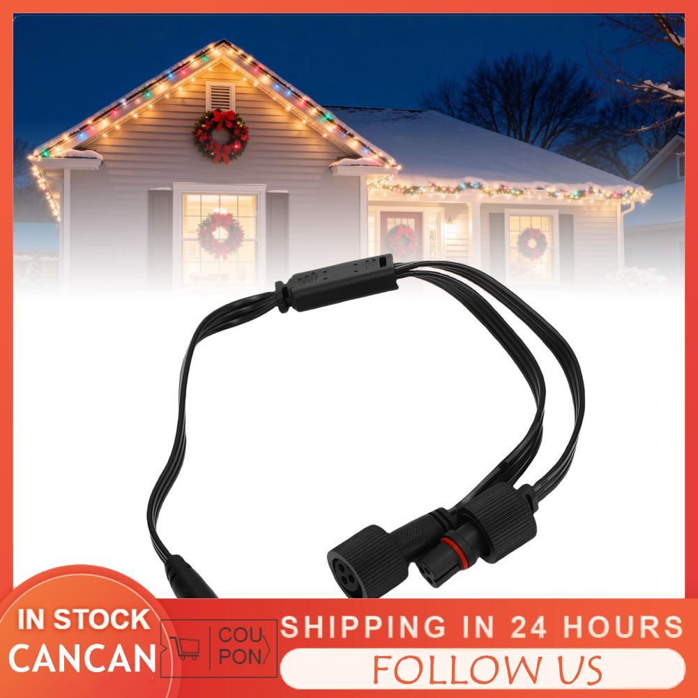 Cancanshop Cancanshop Vikye 1 ชาย 2 หญิง Y Splitter IP68 3 พินสายต่อ 22AWG สายไฟ Fit สำหรับ h705A H7