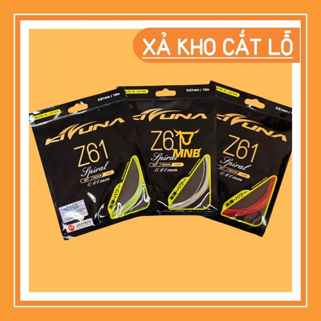 Kizuna Z61 Monofilament Strings ตาข่ายยืด และแร็กเก็ตทุกสี ผลิตในญี่ปุ่น ผลิตภัณฑ์ของแท้ Bg65, bg65t