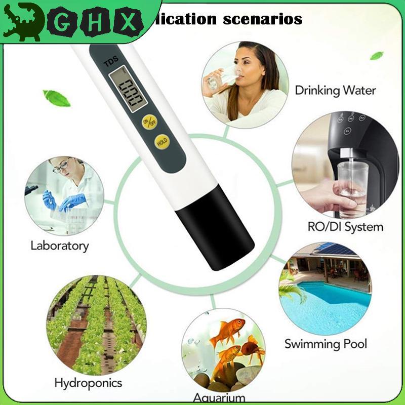 BlowGentlyWind 0.01 Tds Ec PH Meter สําหรับปากกาทดสอบ PH ดิจิตอลคุณภาพน้ํา 0-14 ช่วง PH BGW