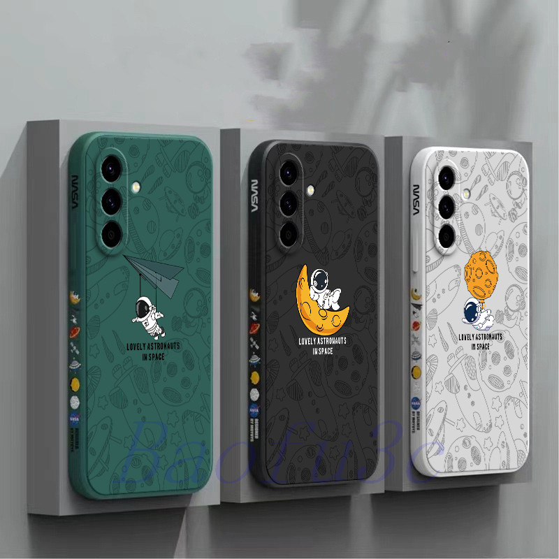 เคส Samsung A57 5G / A37 / A27 / A17 / A16 / A26 / A36 / A56 5G เคสโทรศัพท์นักบินอวกาศ Nasa TKR