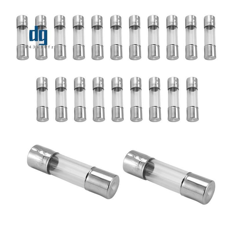20 x 250 V 2A F2AL Quick F link ฟิวส์หลอดแก้ว 5 มม. x 20 มม.