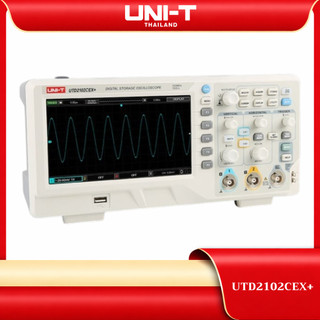 UNI-T UTD2102CEX+ Digital Storage Oscilloscope 100mHz 2 ช่องแบบพกพายานยนต์ Oscilloscope USB 7 นิ้ว TFT LCD 1GSa/S