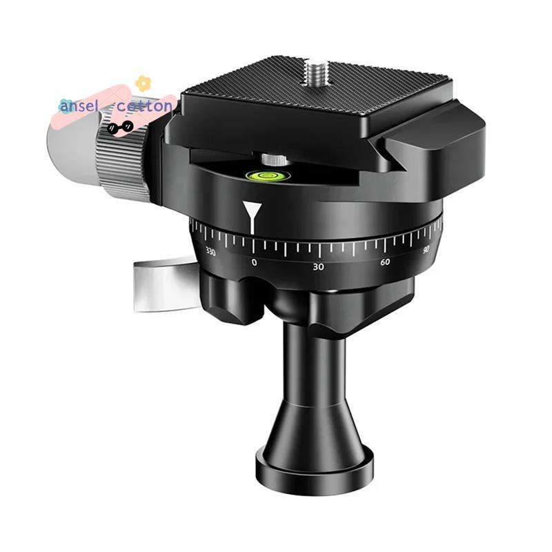 KA18 SLR กล้อง Gimbal 360 องศาหมุนโลหะ Panoramic ทรงกลม Gimbal โปรเจคเตอร์ Gimbal พร้อมแผ่น Quick Re
