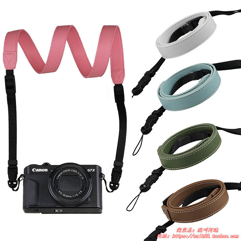 เหมาะสําหรับ Rico gr4 Canon G7X2/3 Panasonic ZS99 LX10 Sony RX100 Camera Halter Crossbody Strap