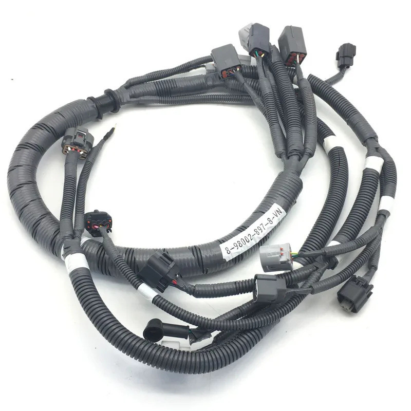 4ฮ่องกง1 สายไฟเครื่องยนต์ 8-98002897-7 8-98002897-8 ZX200-3 ZX240-3 ZAX200-3 สําหรับชิ้นส่วน Hitachi
