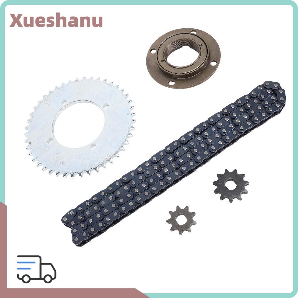 ชุดโซ่เกียร์ T8F XUSEE, 116 Links โซ่ 44T สำหรับเฟืองหลัง T8F ชุดโซ่และเฟือง Flywheel แบบไม่มีฟัน สิ