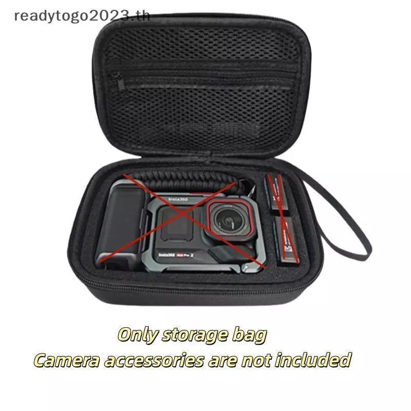 [RD] 1 ชิ้นทนทาน Sho Resistance Fall Protection Travel Storage Bag สําหรับ Insta360 Ace 2/1 Xplorer Grip EVA กระเป๋าถือ [คลังสินค้าพร้อม]