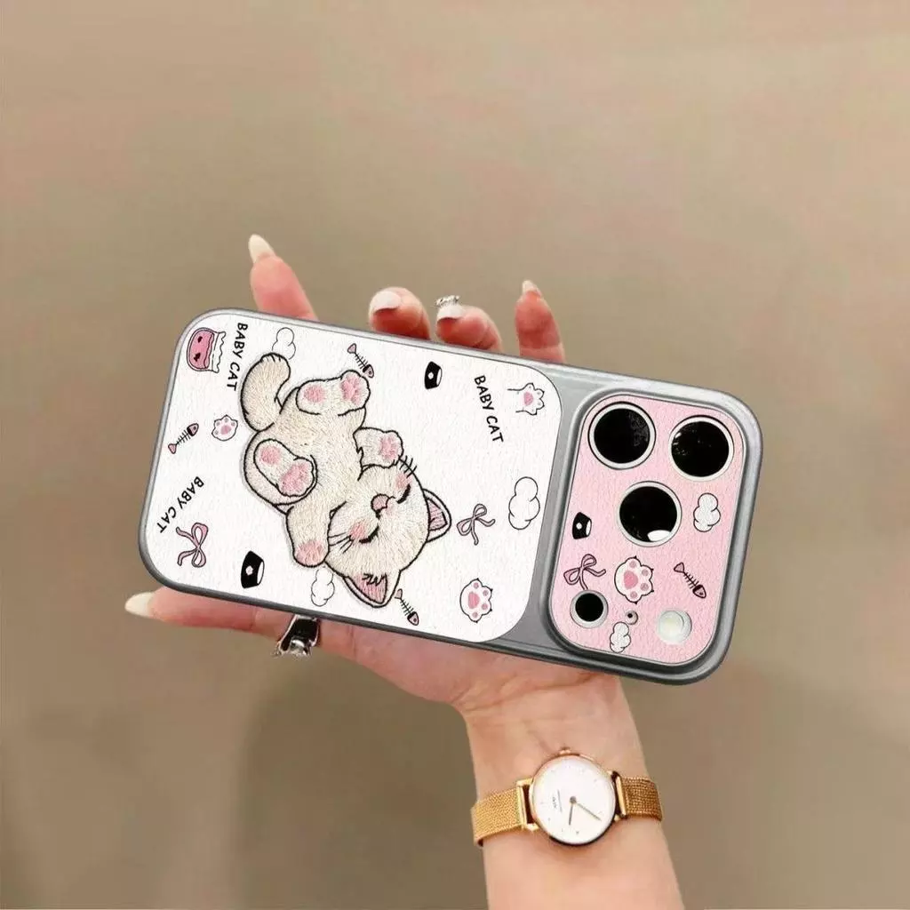 SUN👏ปลี่ยนเป็น 17 Pro Max ได้ทันที ใส่แล้วเหมือนไอโฟน17 เคสแข็ง เคสไอโฟน for iPhone 13 11 14 16 15 12 Pro Maxหนังสัตว์