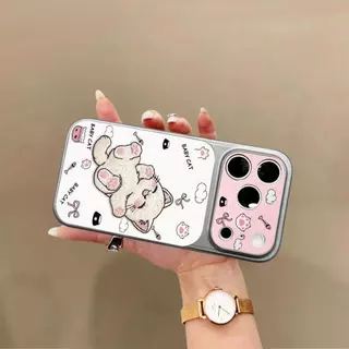 SUN👏ปลี่ยนเป็น 17 Pro Max ได้ทันที ใส่แล้วเหมือนไอโฟน17 เคสแข็ง เคสไอโฟน for iPhone 13 11 14 16 15 12 Pro Maxหนังสัตว์