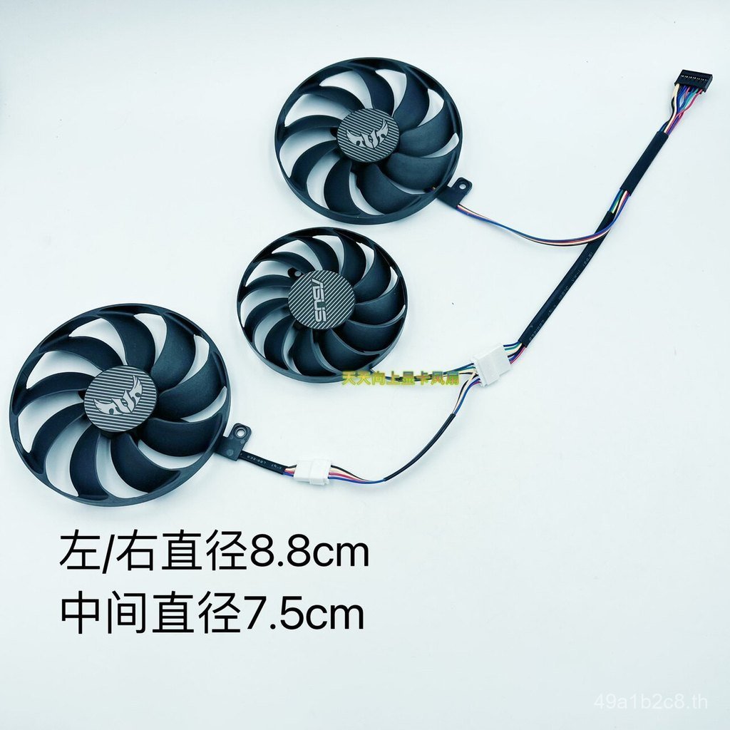 ยี่ห้อใหม่ ASUS/ASUS RX 5600/RX 5700/RX 5700XT TUF กราฟิกการ์ดเงียบพัดลมควบคุมอุณหภูมิ