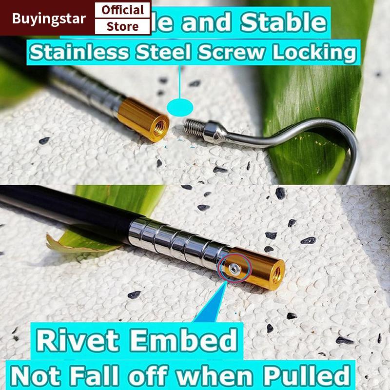 ZCX Scalable Snake Hook Reptile Catcher Sti, Snake Handling เครื่องมือสําหรับ Python Rattlesnake VO