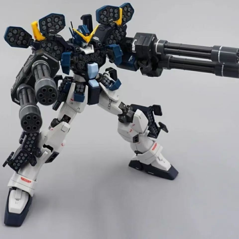 X XHS รุ่น HG Heavy Cannon 1/144 สีประถมศึกษา Heavy CANNON Self-Assembled ของเล่น
