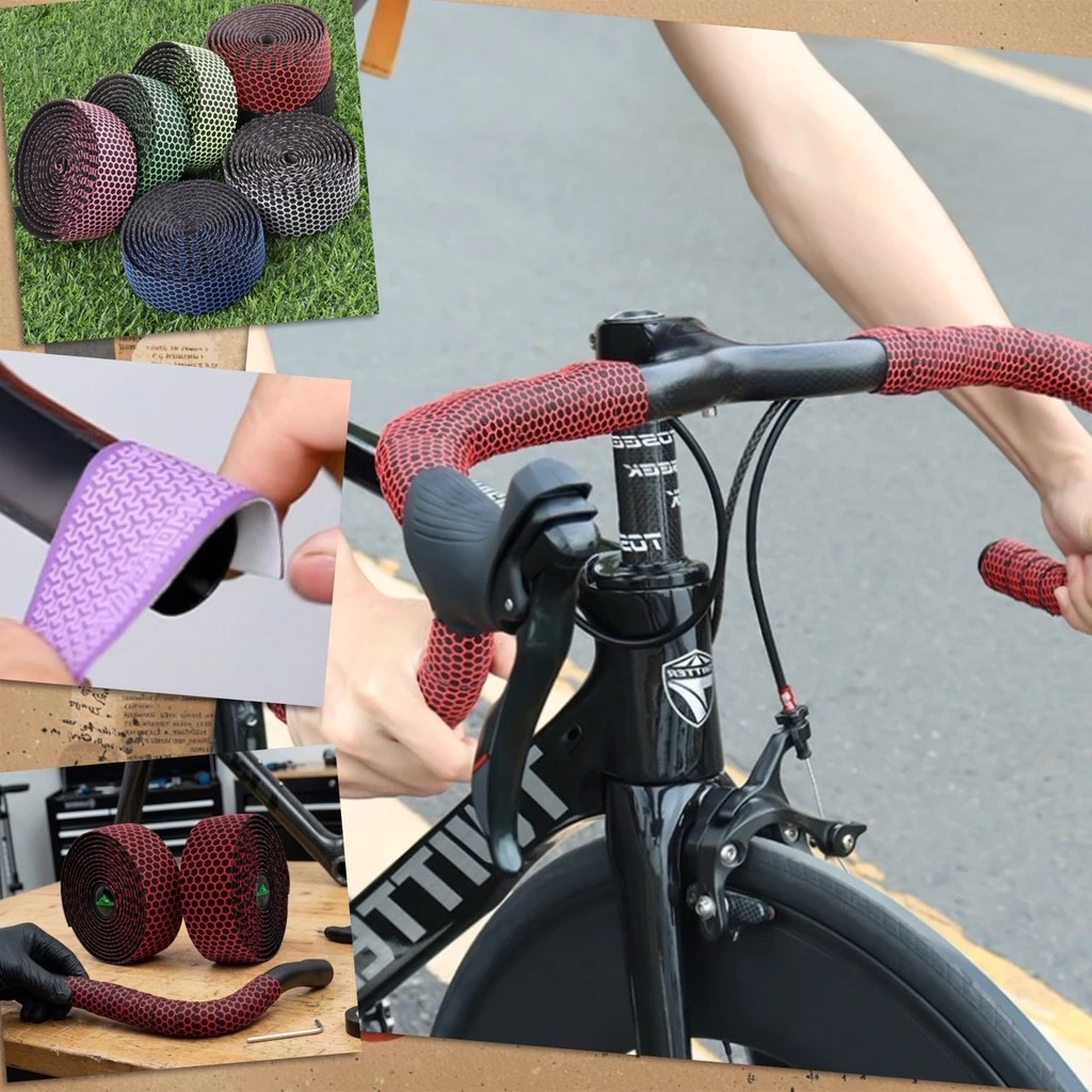 ✨ เทป พันแฮนด์ จักรยาน ผ้าพันแฮนด์ มือจับ เสือหมอบ EVA Bar Tape กันลื่น ระบายอากาศ กระชับมือ ลดแรงสั่นสะเทือน ✨