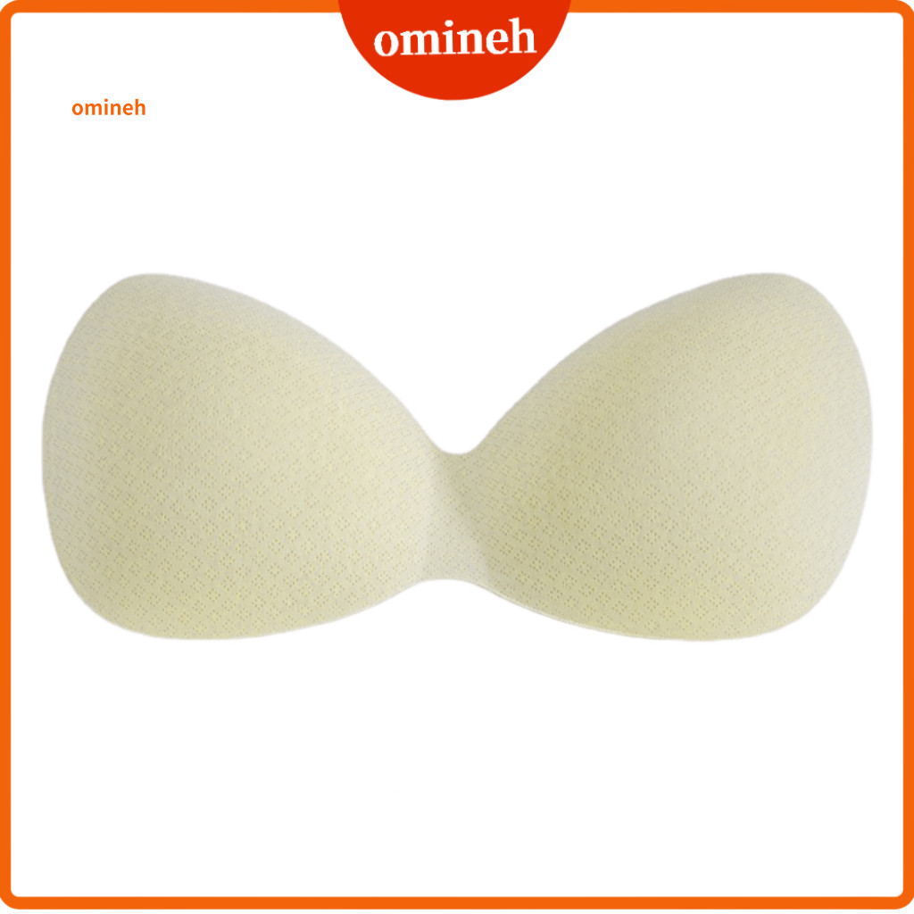 Push Up Bra Pad ชุดชั้นใน Pad บาง 0.1 ซม.Bra Pad ใส่ Breathable สามเหลี่ยมฟองน้ํา Push-up Enhancer ส
