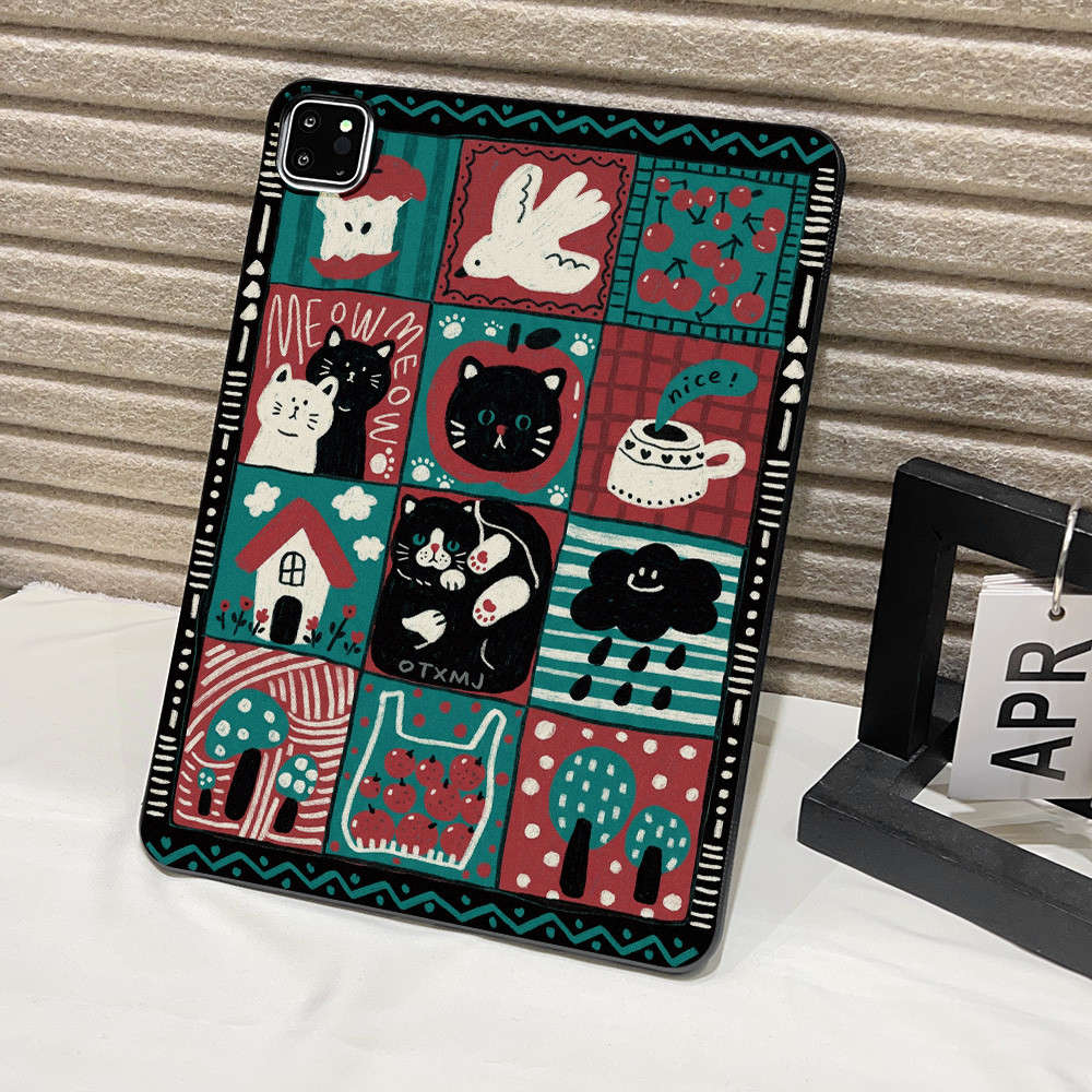 กรณี สำหรับ Samsung Galaxy Tab S11Ultra S6Lite A7Lite A8 A9 A11 สำหรับ Tab S7 S8 S9 S10Ultra การ์ตูน