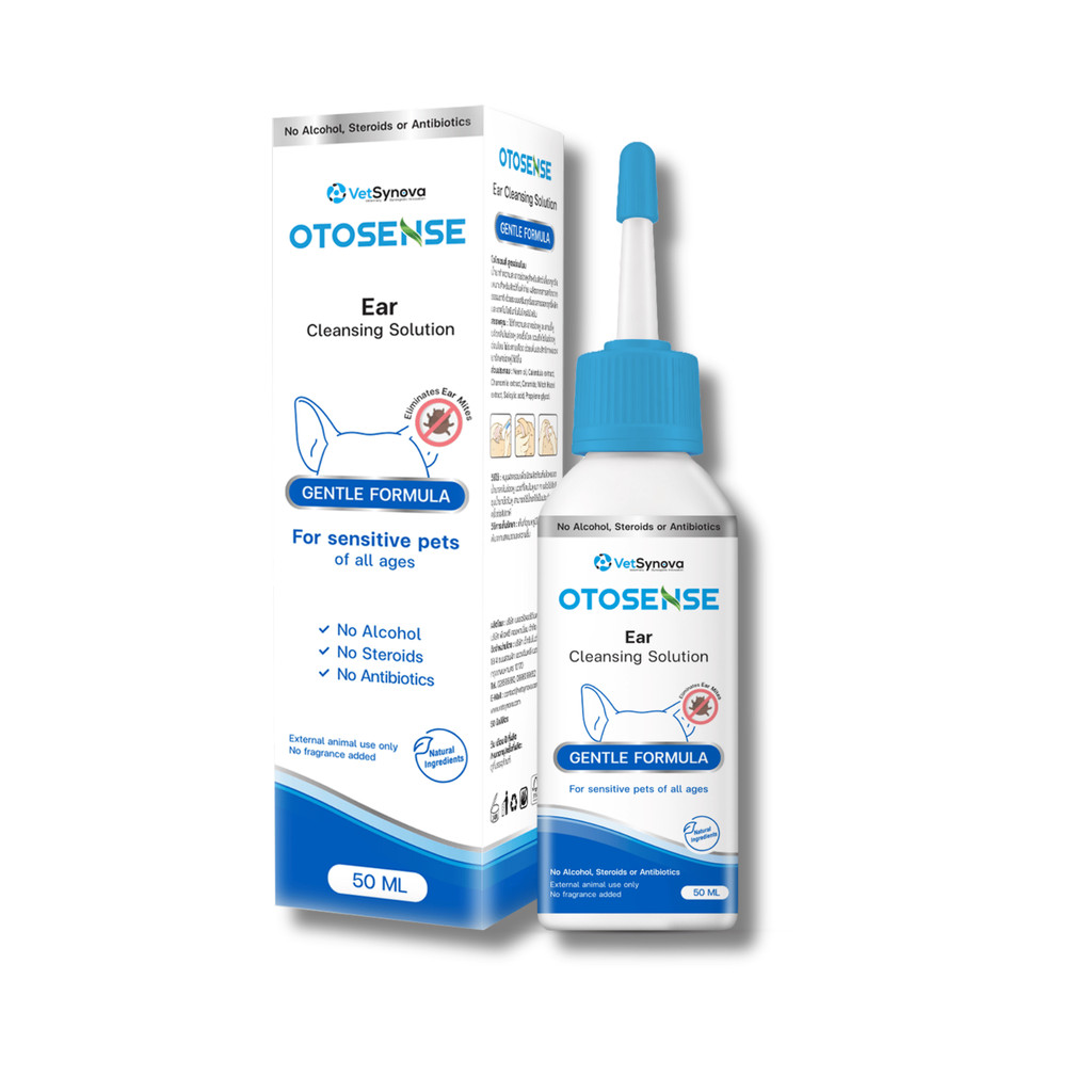Otosense น้ำยาทำความสะอาดหูสัตว์เลี้ยง สำหรับสุนัขและแมว