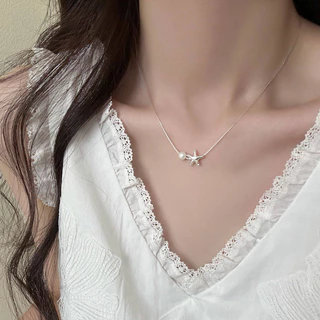 สร้อยคอ necklace สไตล์เกาหลี ins น่ารัก Fashion Accessories สำหรับผู้หญิง COD
