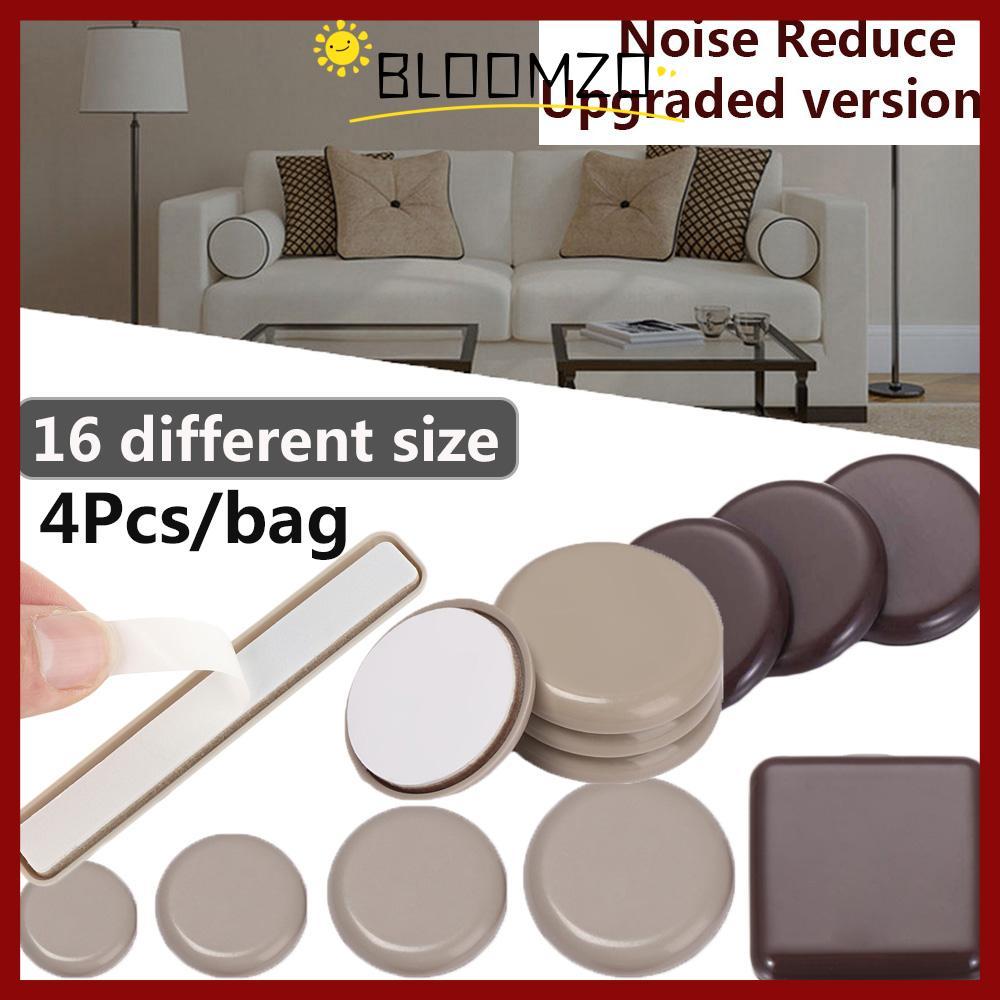 in stockBLOOMZO 4 ชิ้น Slip Mat Wear-resisting Home กันชนเก้าอี้อุปกรณ์โต๊ะโซฟา Self-Adhesive Floor Protector