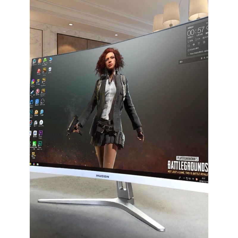 จอภาพ 2K ขนาด 27 นิ้ว 180Hz HD 24 32 เกม hdmi เดสก์ท็อปคอมพิวเตอร์ LCD หน้าจอ 4K เกมโค้ง