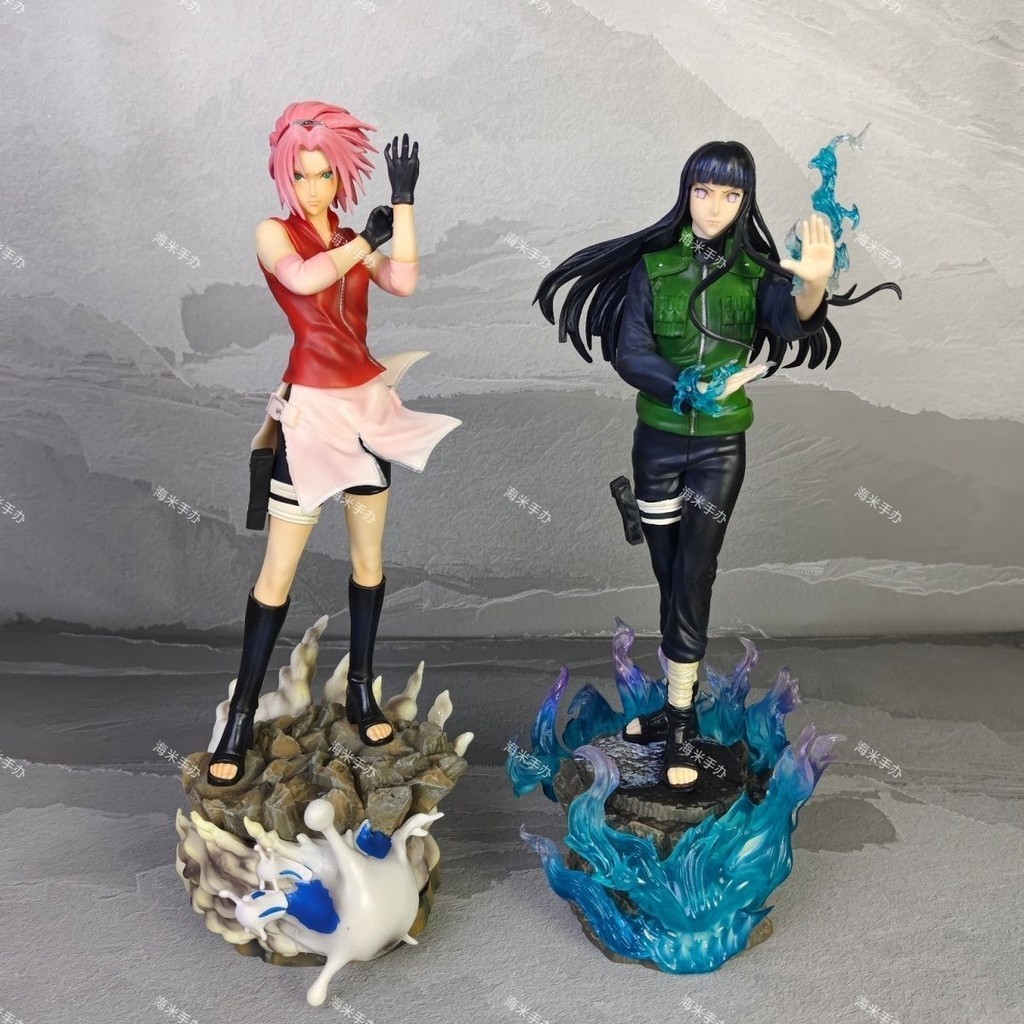 【ks0977.th】 [Dried Shrimp Hand-Made]Giant Wave Sakura Naruto Door-God Sakura Haruno Statue Hand Offi