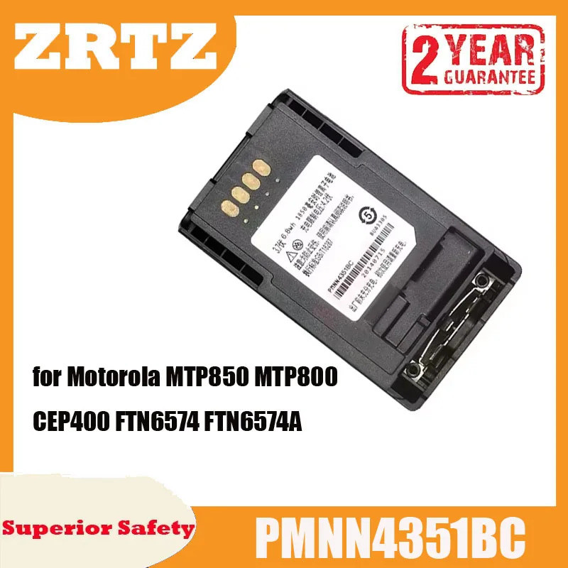 ZRTZ 0 รอบ PMNN6074 AP-6574 PMNN4351BC แบตเตอรี่วิทยุสองทางสําหรับ Motorola MTP850 MTP800 CEP400 FTN