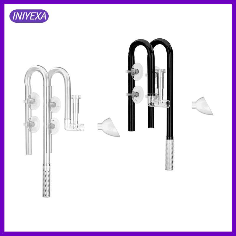 [Iniyexa] Aquarium Lily Pipe Inflow Outflow พลาสติกกําจัดฟิล์มน้ํามันชุดสําหรับบ่อปลาปั๊มกรองและถังน