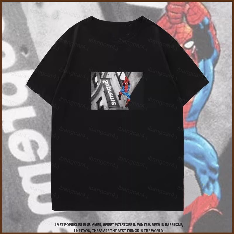 YB3 Spider-Man SS26 WEEK1 Unisex แนวโน้มแฟชั่นฤดูร้อนเสื้อยืดอะนิเมะแขนสั้น BY3