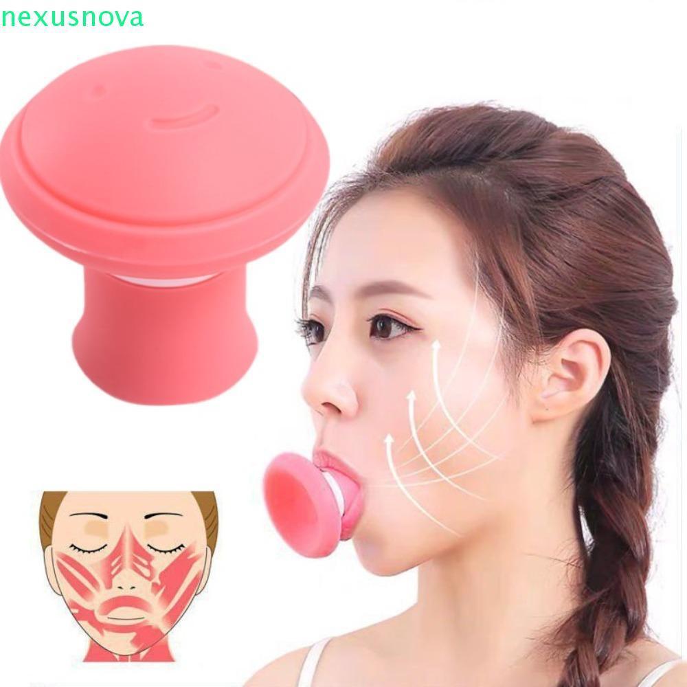 NEXUSNOVA Jawline Exerciser Muscle Line แบบพกพา Expression Exerciser ปากออกกําลังกายลดริ้วรอยกําจัด 