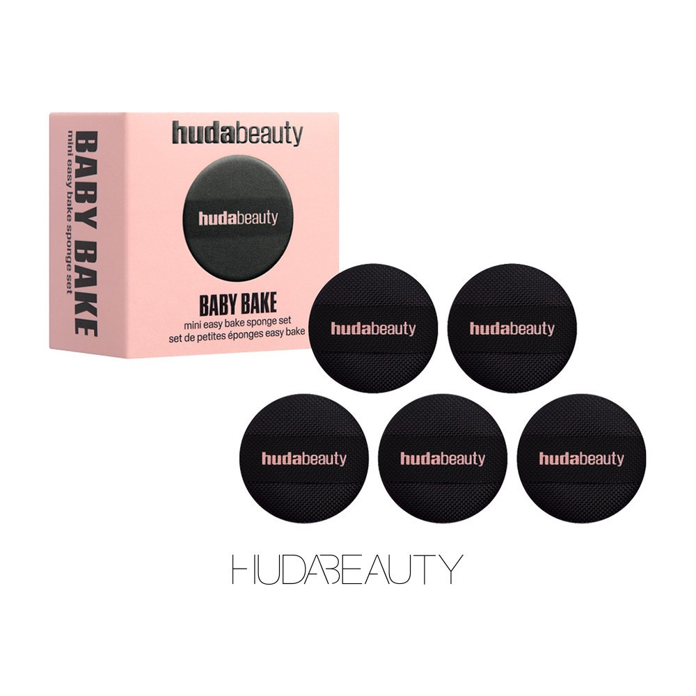 ลิขสิทธิ์แท้💯จากshop✅ Huda Beauty Baby Bake Mini Easy Bake Sponge Set