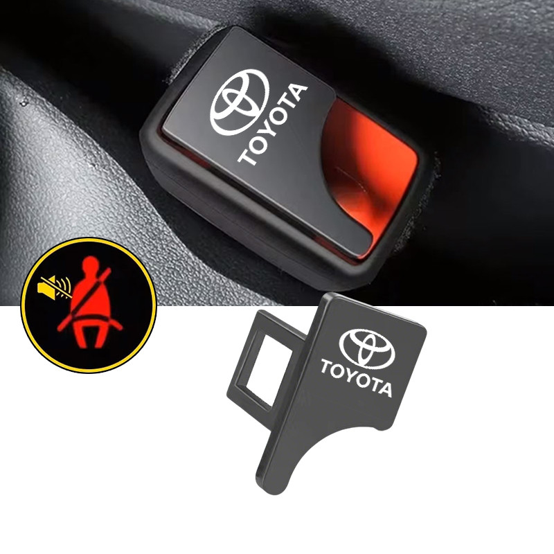 TOYOTA Yaris Ativ Corolla Altis Camry Fortuner CorollaCross FJ RAV4 Hilux Innova Crysta bZ4Xอุปกรณ์ปิดเสียงเข็มขัดนิรภัย