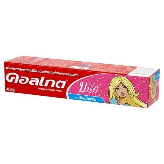 [สินค้าส่งด่วน] คอตเกตยาสีฟันเด็กบาร์บี้แบทแมน 40กรัม COLGATE TP KIDS BARBIE+BATMAN MIX 40G