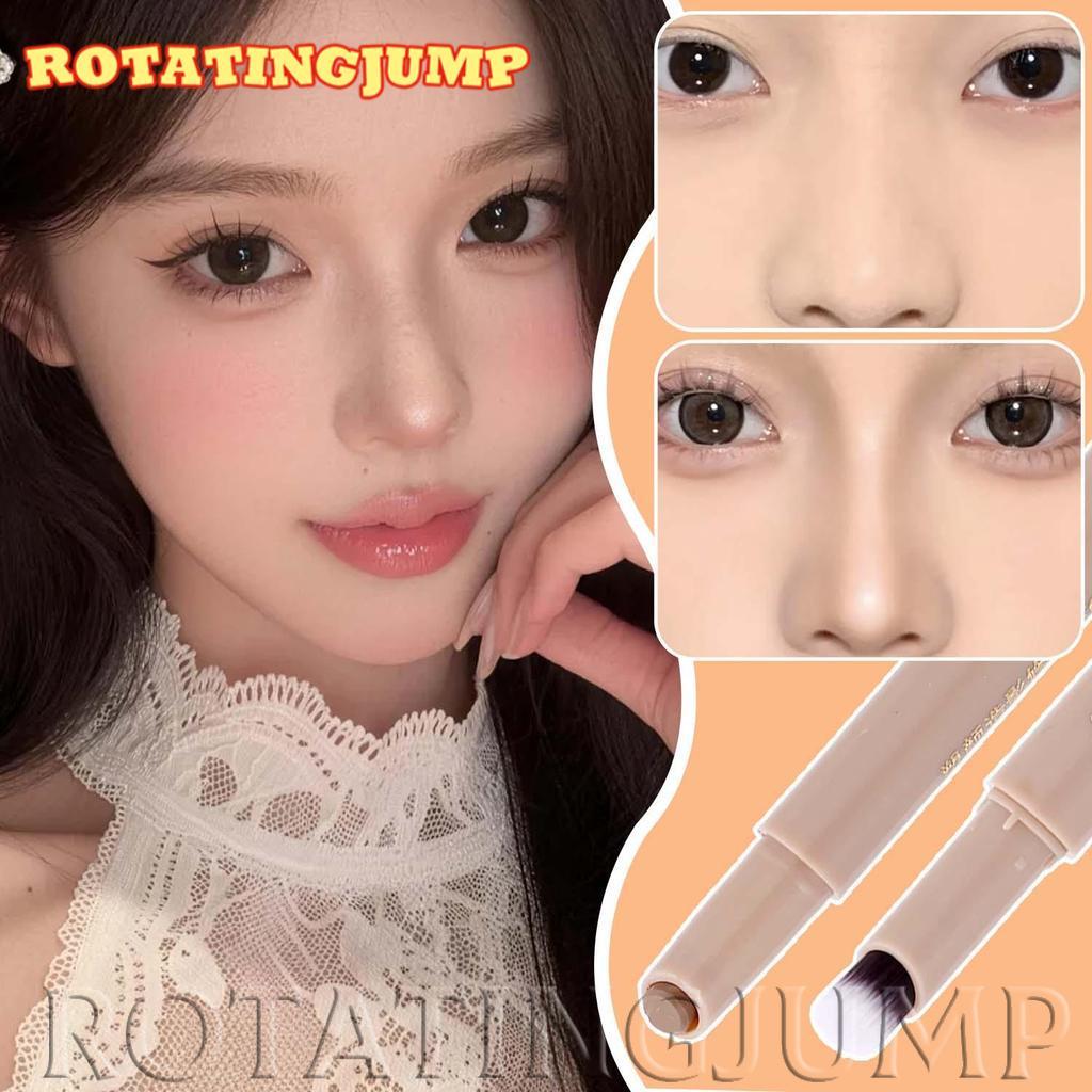 [FASHION] ปากกาคอนทัวร์ออนเดอะโก | การออกแบบแบบปลายคู่พร้อมแปรงในตัวสําหรับการแต่งหน้าอย่างรวดเร็ว | เครื่องมือแกะสลักใบหน้าและจมูกที่เป็นมิตรต่อการเดินทางไม่มีเนื้อกุ้ง /มาใหม่