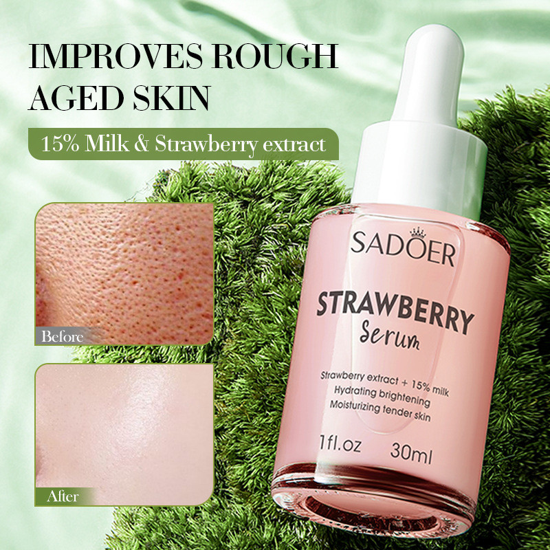 Full English Essence Hydrating Milk Strawberry sadoer Moisturizing Fruit Wholesale Essence G6P8