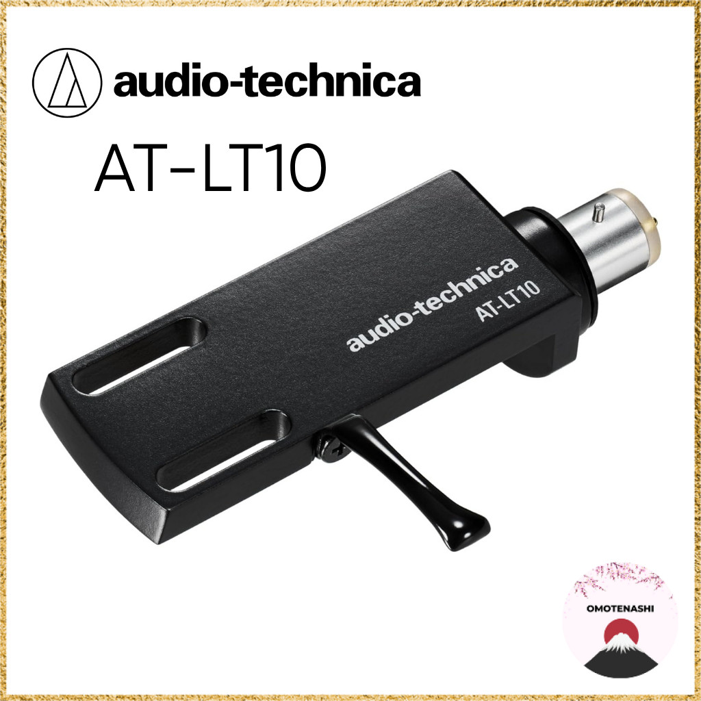 Audio-Technica Head Shell AT-LT10 Aluminum Die-cast Lightweight Design Matte Black
