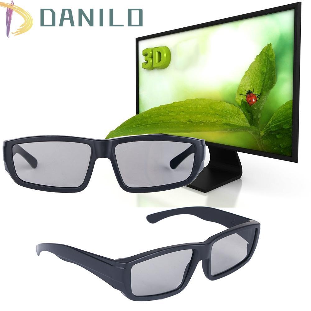 DANILO Movie Glasses TV Black Frame Film DVD Passive Dimension Anaglyph