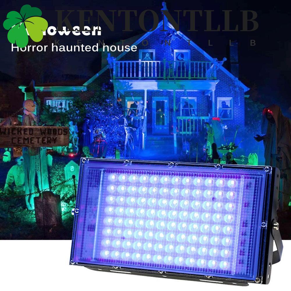 KENTONTLLB โคมไฟ UV, 50W/100W แสง UV Floodlight, Creative 395nm 120 Glow UV Stage Lamp Bar