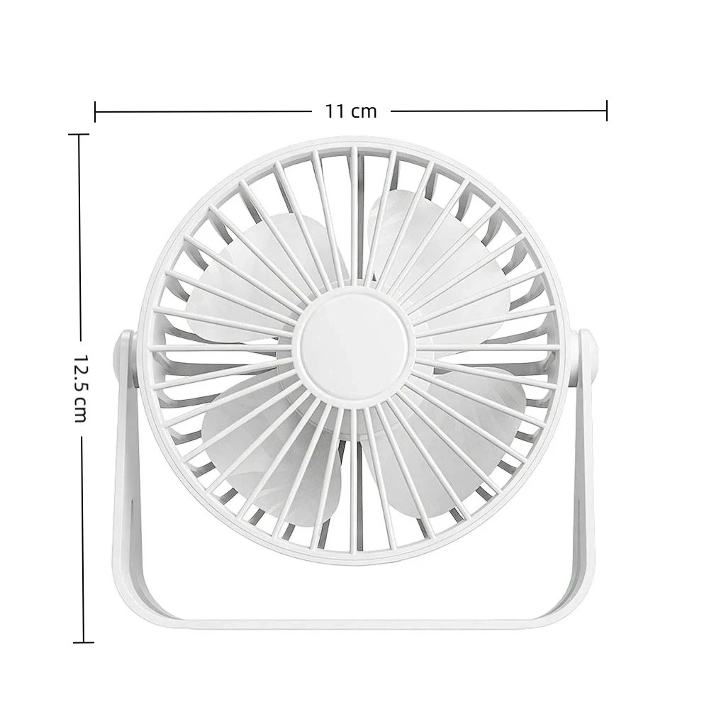GUOGUA พัดลม USB ตั้งโต๊ะ ปรับมุม 360 องศา thumbnail 4